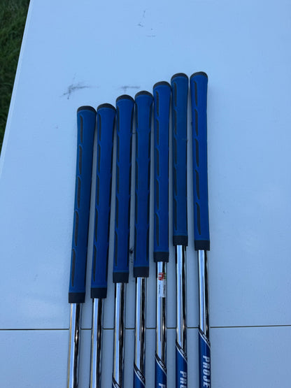 Titleist 712 AP2 Iron Set 4-PW Project X Rifle Regular Flex +1/2" NICE — photo 15
