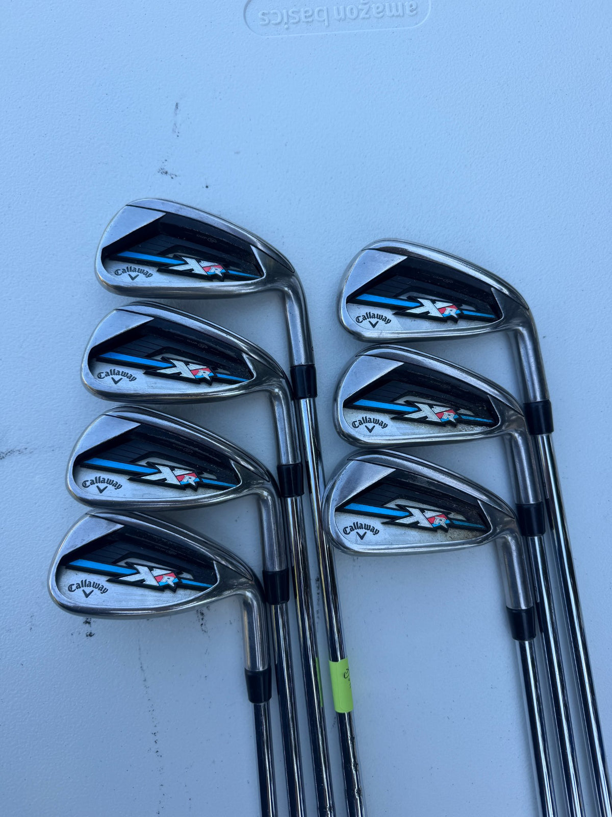 Callaway XR OS Iron Set 4-PW XP 95 S300 Stiff Flex -3/4" NICE