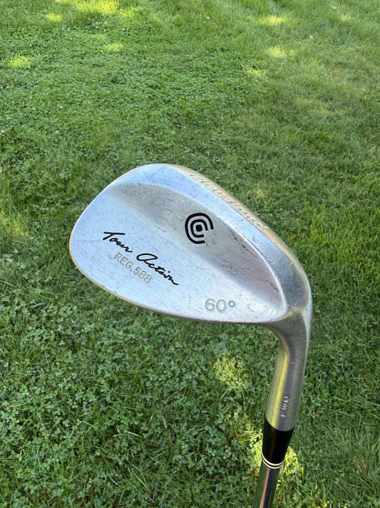 Cleveland 588 Chrome Lob Wedge 60° Dynamic Gold Stiff Flex 35" NICE