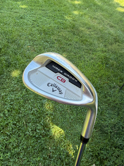 Callaway Mack Daddy CB Sand Wedge 54° / 14 KBS Tour-V 110 Stiff Flex 35.5" NICE