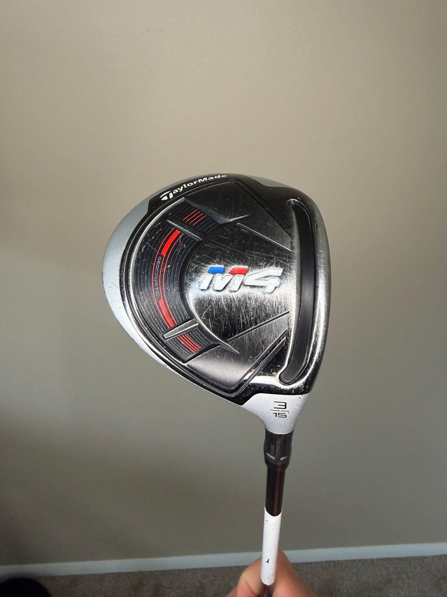 Photo of Taylormade M4 3-Wood 15° Regular Flex Atmos Fw 5R