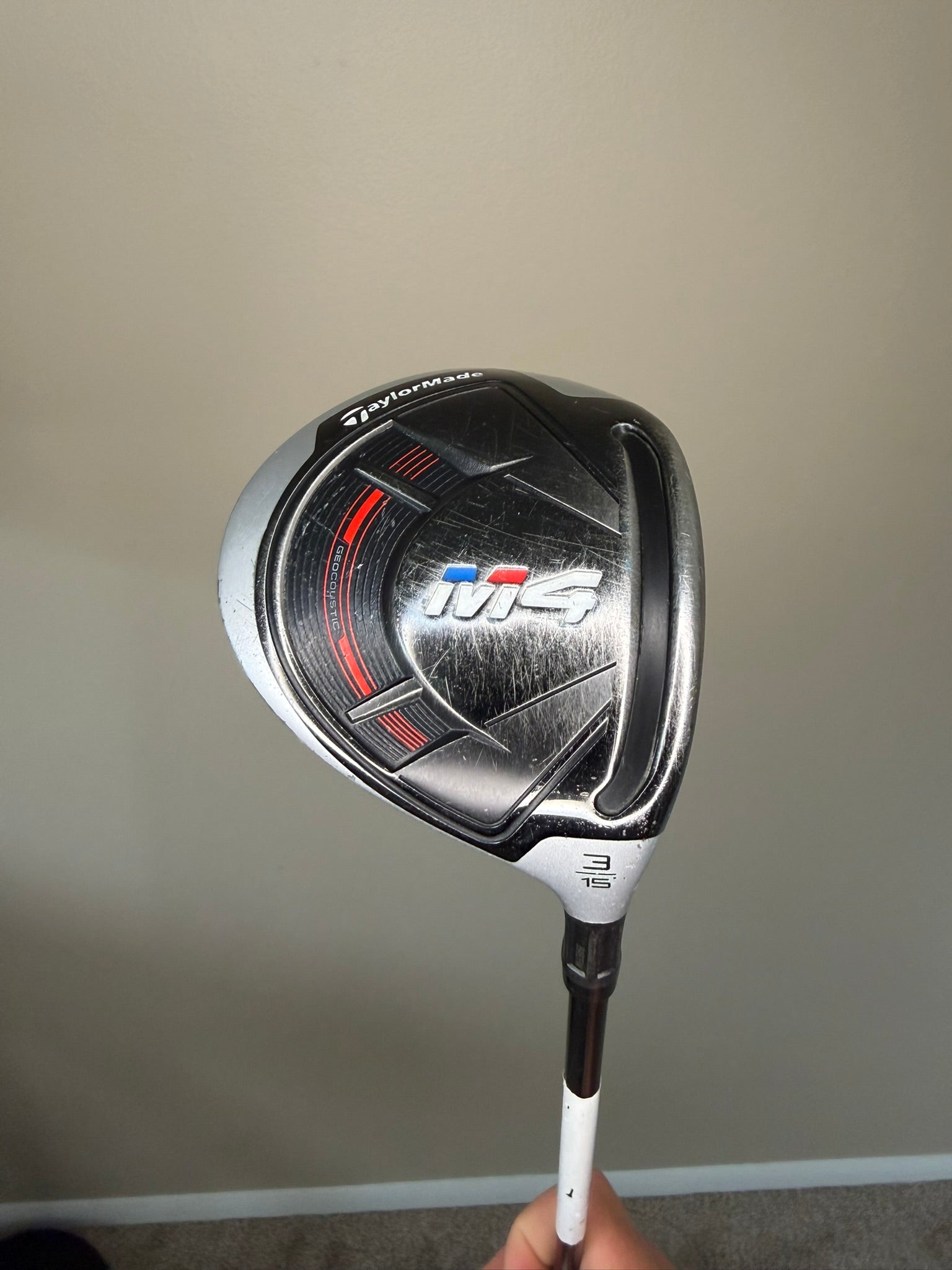 Photo of Taylormade M4 3-Wood 15° Regular Flex Atmos Fw 5R