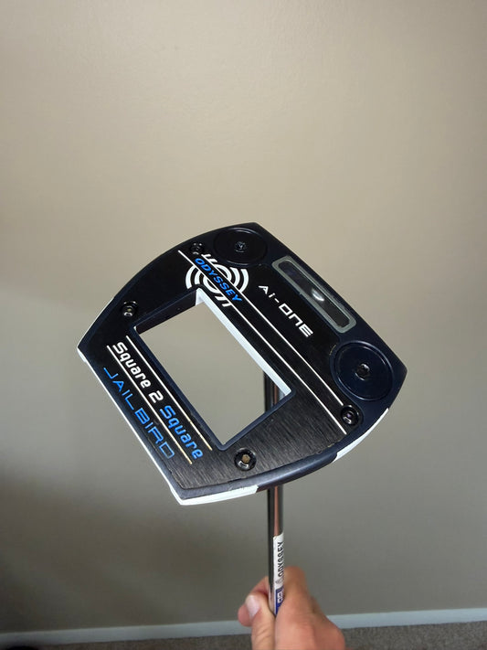 Odyssey Ai-One Square 2 Square Jailbird Putter SL 90 35″ +HC NICE