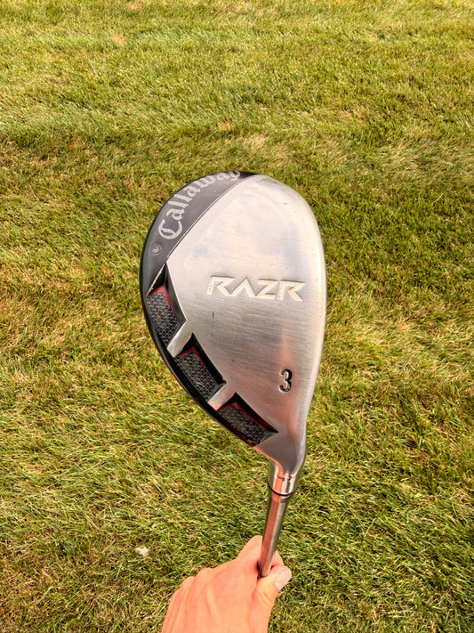 Callaway Razr X 3 Hybrid 21° Mid Torque 60g Stiff Flex 40.25"