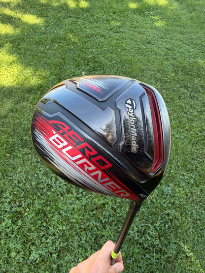 TaylorMade Aeroburner Black Driver 12° Speed Rul-Z 50 Senior Flex 45.25" READ
