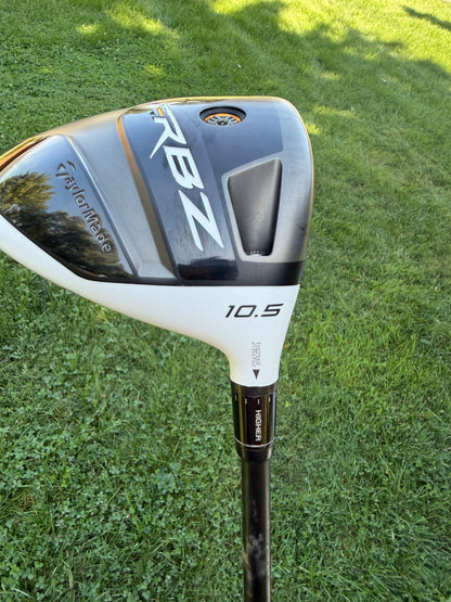 TaylorMade RocketBallz RBZ Stage 2 Driver 10.5° Regular Flex 45.5" +HC NICE — photo 6