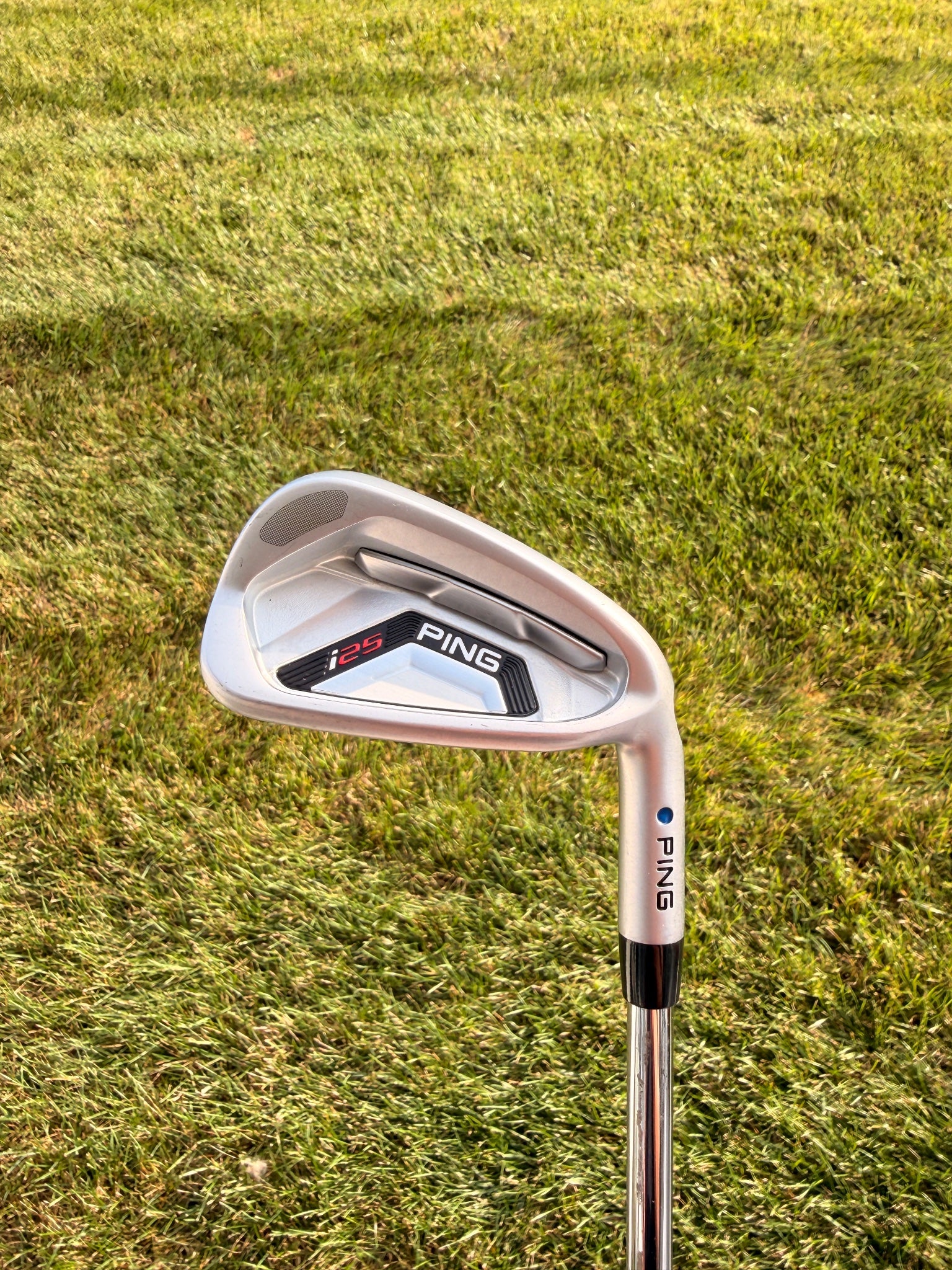 Ping I25 7-Iron Blue Dot CF5 Demo Stiff Flex 37" NICE