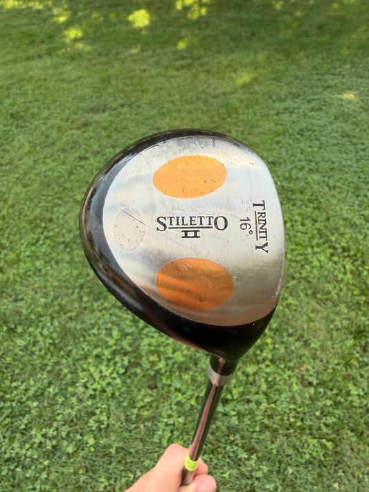 Stiletto II Trinity 3-Wood 16° Stiff Flex 42.75" NICE