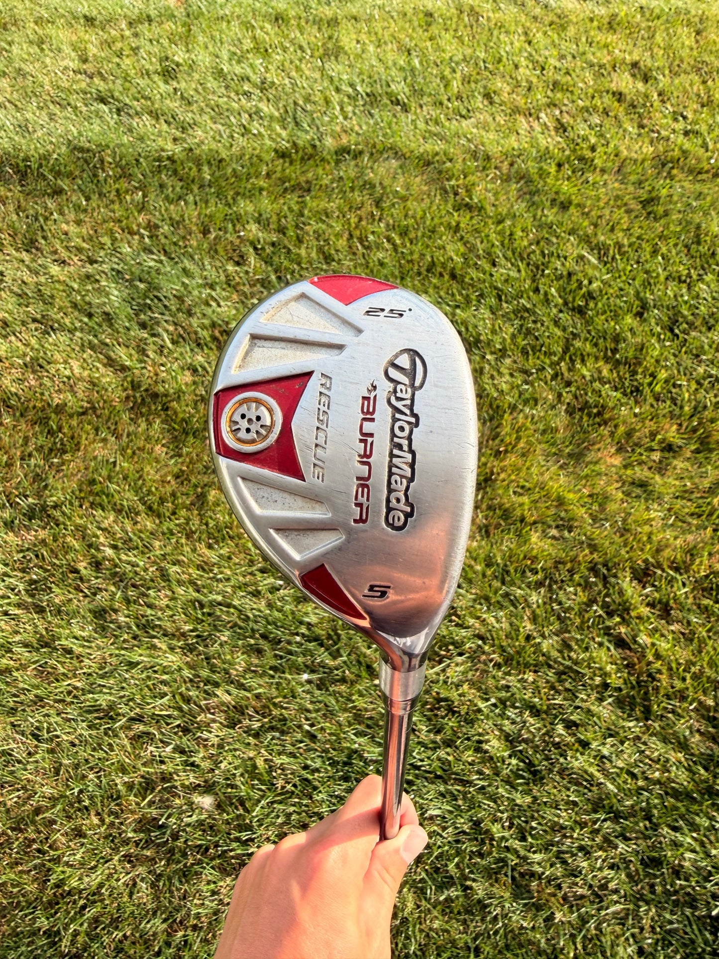 TaylorMade Burner Rescue 5 Hybrid 25° REAX Superfast 65g Stiff Flex 39.5"
