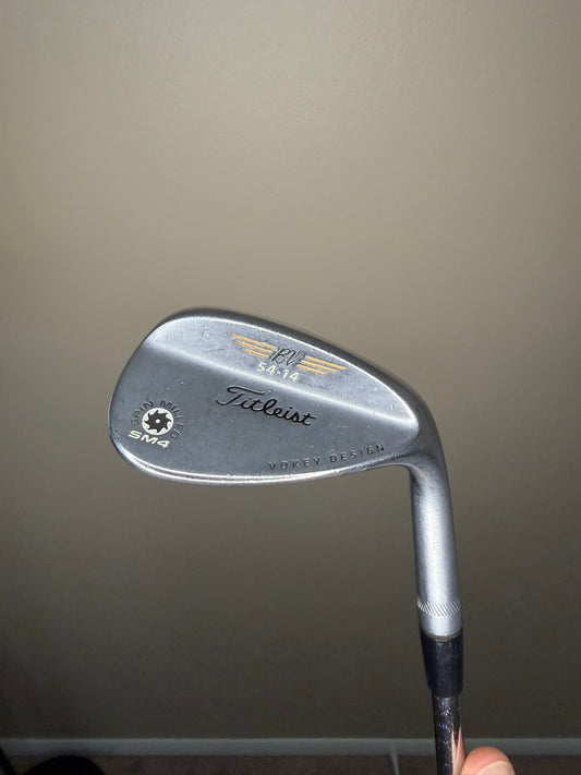 Titleist Vokey Spin Milled SM4 Chrome Sand Wedge 54° / 14 Wedge Flex 35.5″ NICE
