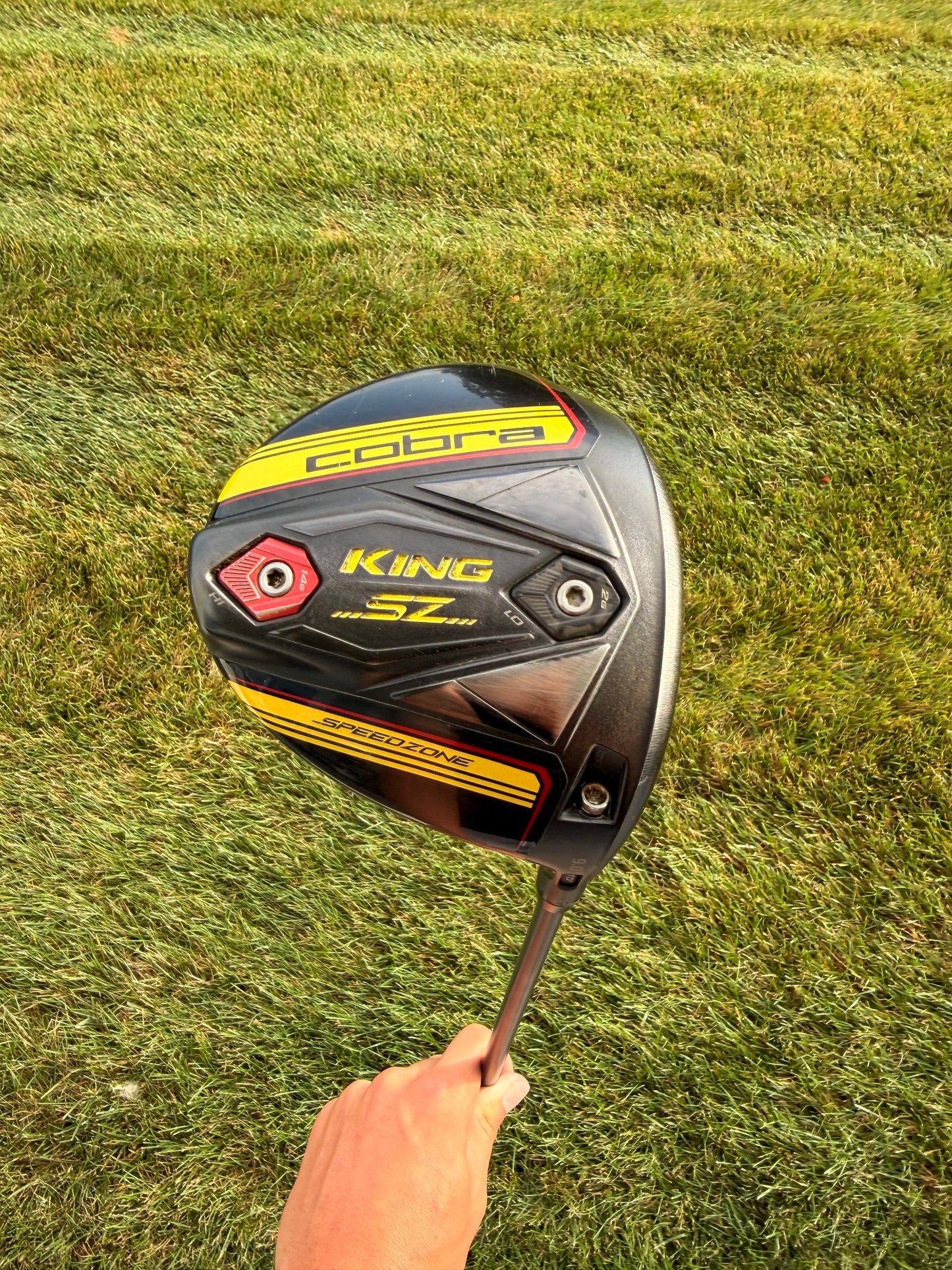 Cobra KING SpeedZone Driver 9° HZRDUS Smoke 60g Stiff Flex 44.75" +HC NICE