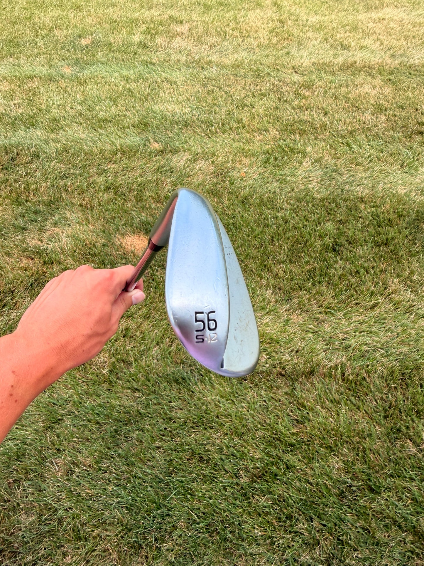 Ping s159 Chrome Sand Wedge 56° / 12 Black Dot Dynamic Gold Stiff Flex 35.25" — photo 4