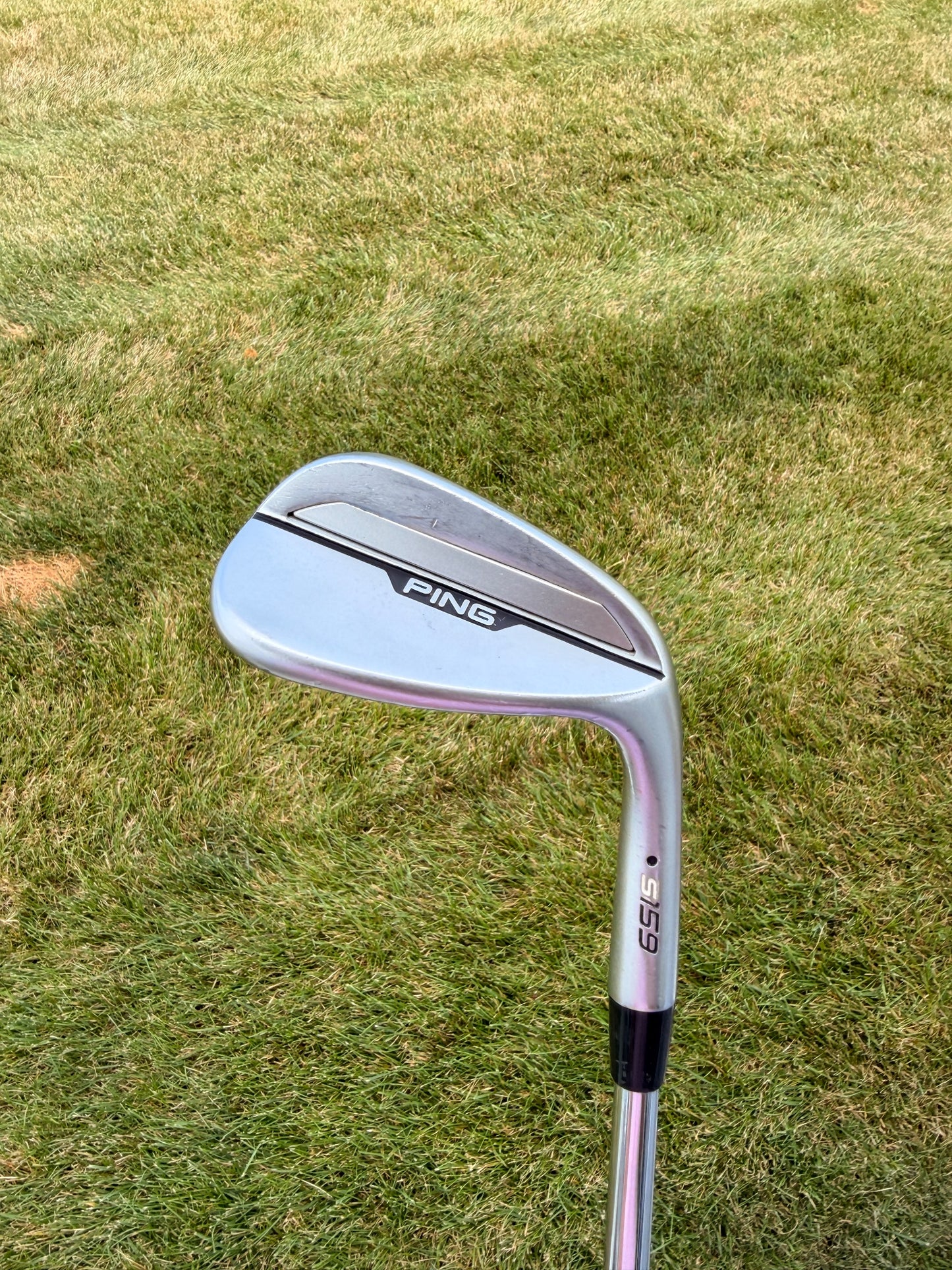 Ping s159 Chrome Gap Wedge 52° / 12 Black Dot Dynamic Gold Stiff Flex 35.25"