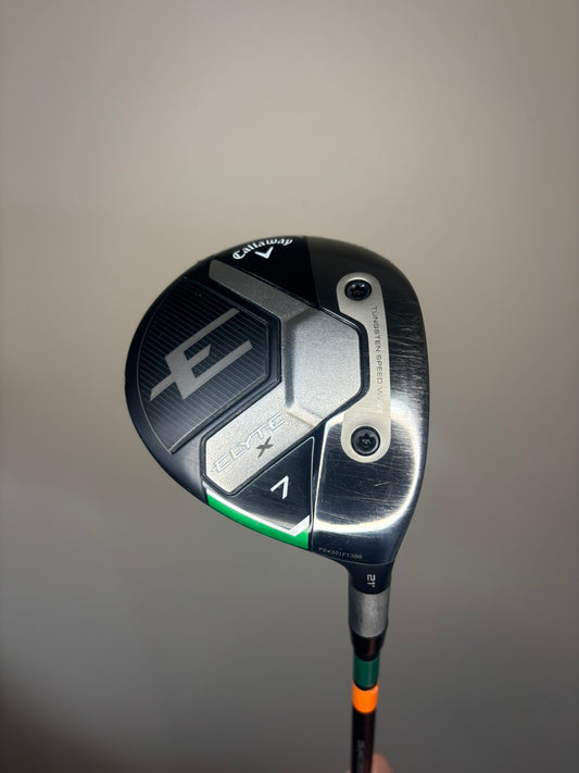 Callaway Elyte X 7-Wood 21° Vanquish 4 R2 Senior Flex 42″ +HC NICE