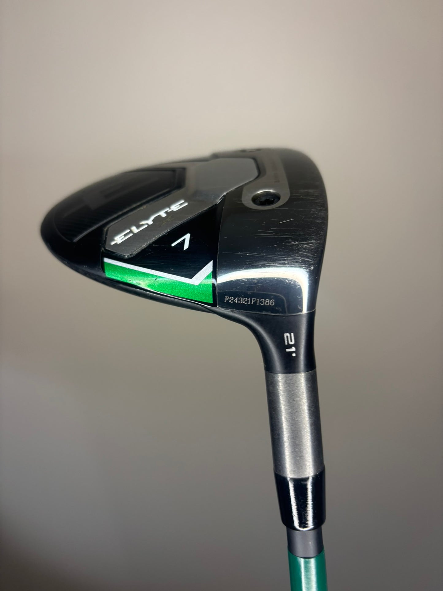 Callaway Elyte X 7-Wood 21° Vanquish 4 R2 Senior Flex 42″ +HC NICE