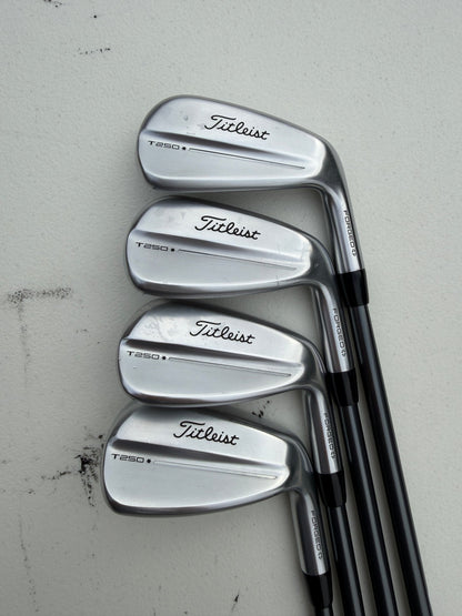 Titleist 2025 T250* Launch Spec Iron Set 7-PW MMT 65 Senior Flex NEAR MINT
