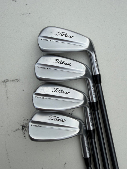 Titleist 2025 T250* Launch Spec Iron Set 7-PW MMT 65 Senior Flex NEAR MINT