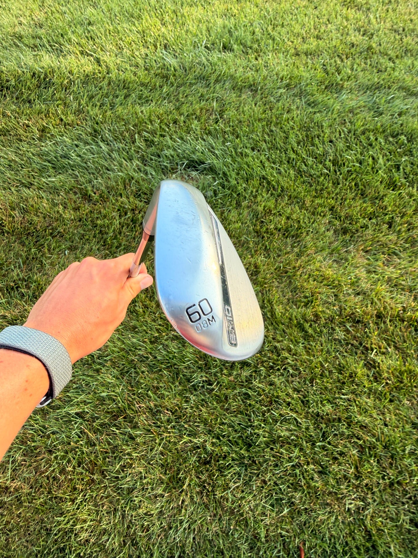 Titleist Vokey SM10 Tour Chrome LW 60° / 8 Stock Demo Wedge Flex 35.25" NICE — photo 4