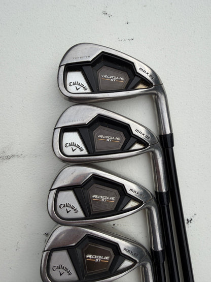 Callaway Rogue ST Max OS Iron Set 6-PW Tensei AV Blue 65 Regular Flex NICE — photo 3