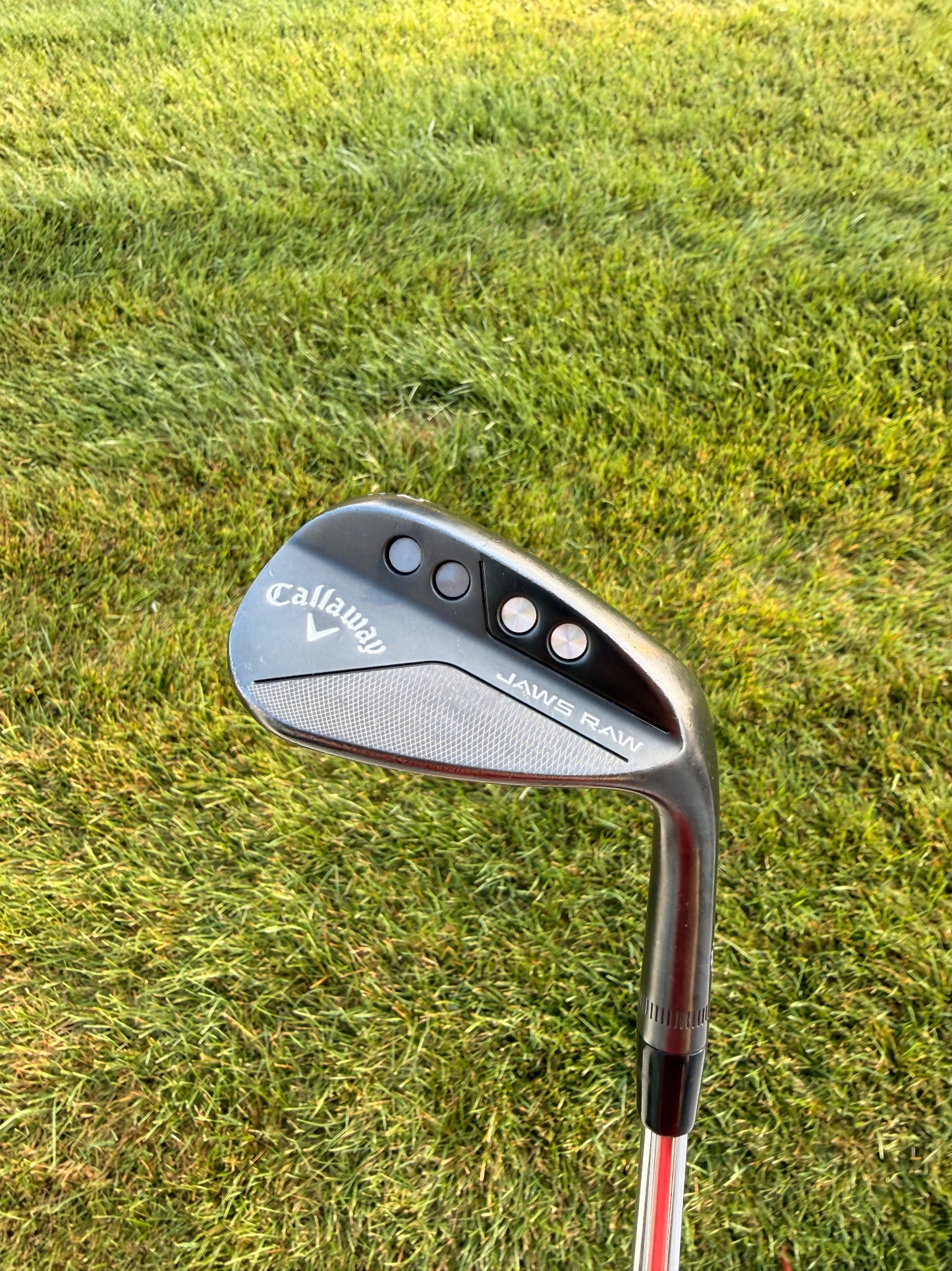 Callaway Jaws Raw Black Plasma Gap Wedge 52°/10 DG Spinner Wedge Flex 35.5" NICE