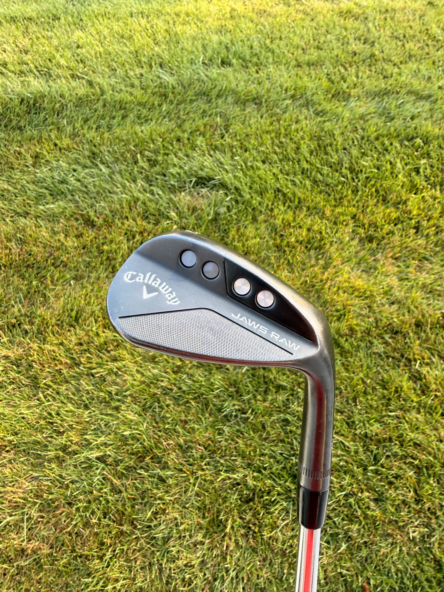 Callaway Jaws Raw Black Plasma Gap Wedge 52°/10 DG Spinner Wedge Flex 35.5" NICE