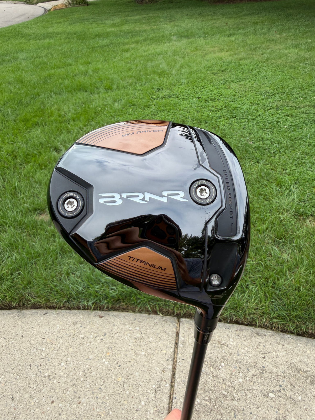 TaylorMade BRNR Mini Driver 13.5° Ventus Blue 5S Stiff Flex 43.5" NEAR MINT