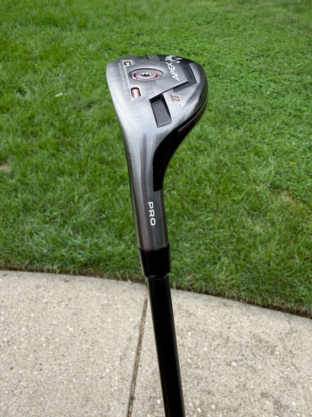 Callaway Apex Pro 21 3 Hybrid 20° MMT 80 Stiff Flex Lefty 39.75" NICE — photo 6