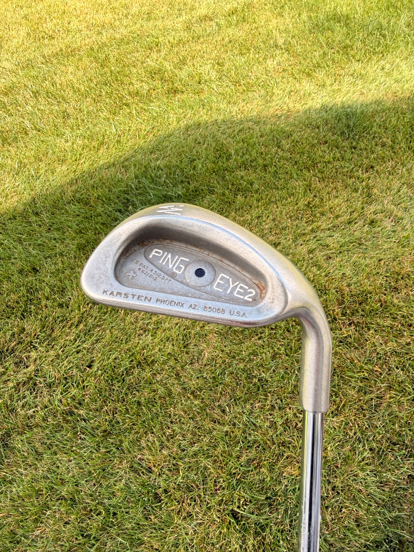 Ping Eye 2 + Pitching Wedge Black Dot Karsten KT-M Stiff Flex 35.75" NICE