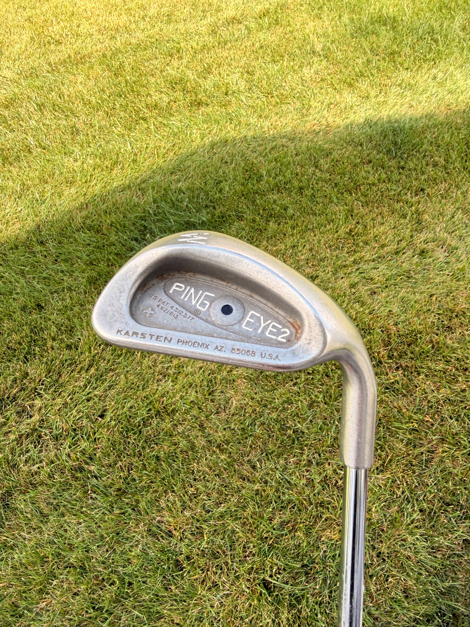 Ping Eye 2 + Pitching Wedge Black Dot Karsten KT-M Stiff Flex 35.75" NICE