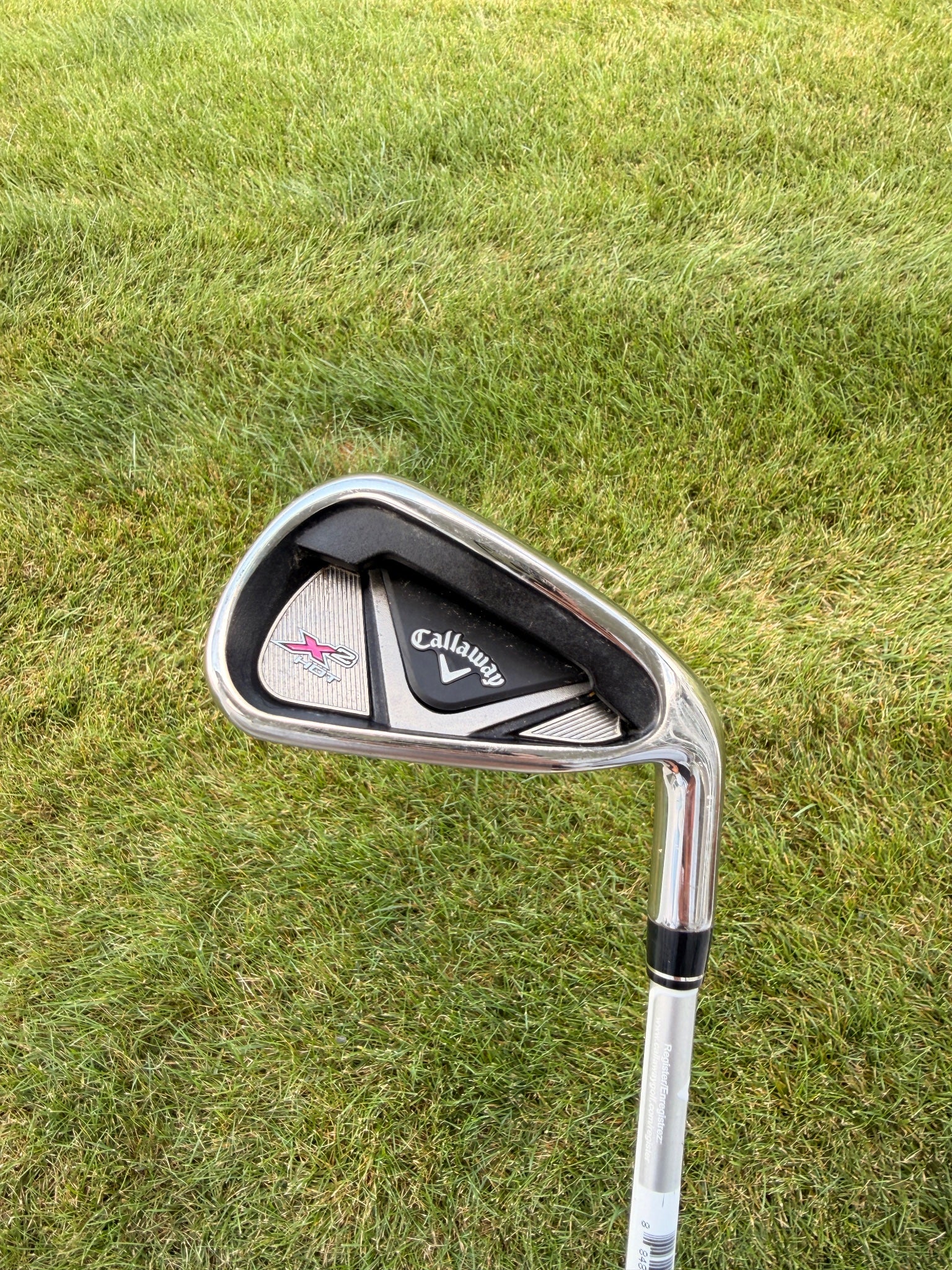 Callaway X2 Hot Ladies 7-Iron Stock Ladies Flex 35.5" NICE