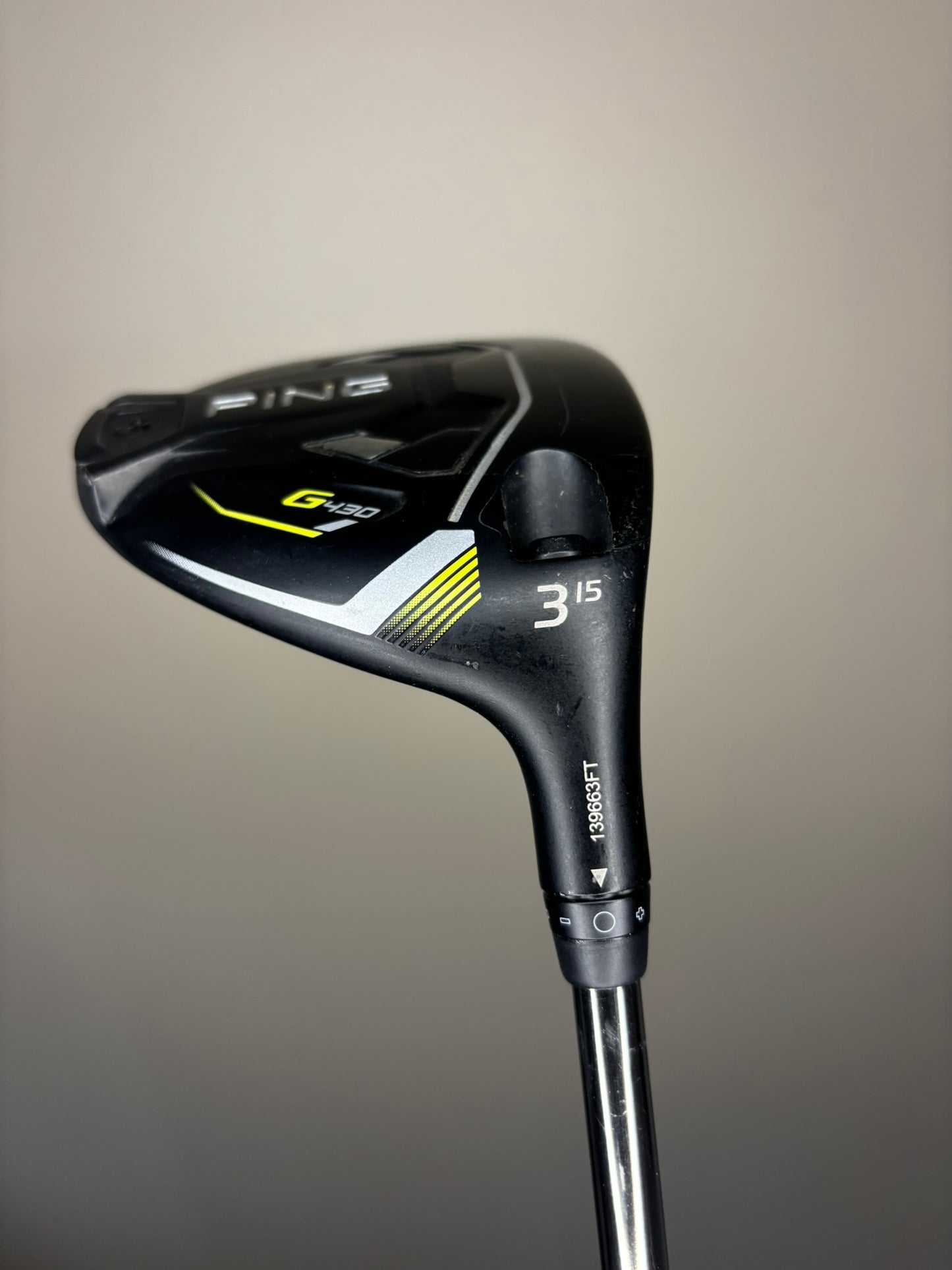 Ping G430 Max 3-Wood 15° Tour 2.0 Chrome 75 Stiff Flex 42.75″ NICE