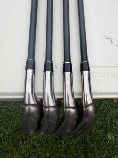 TaylorMade Rocketbladez RBladez Iron Set 7-PW Rocketfuel Regular Flex +1/4" NICE — photo 7