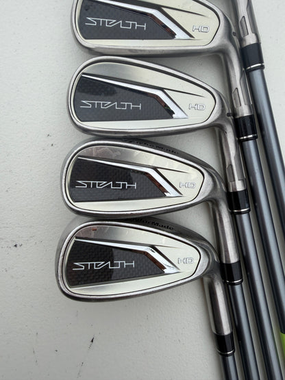 TaylorMade Stealth HD Iron Set 6-PW Speeder NX 50 Senior Flex NICE — photo 2