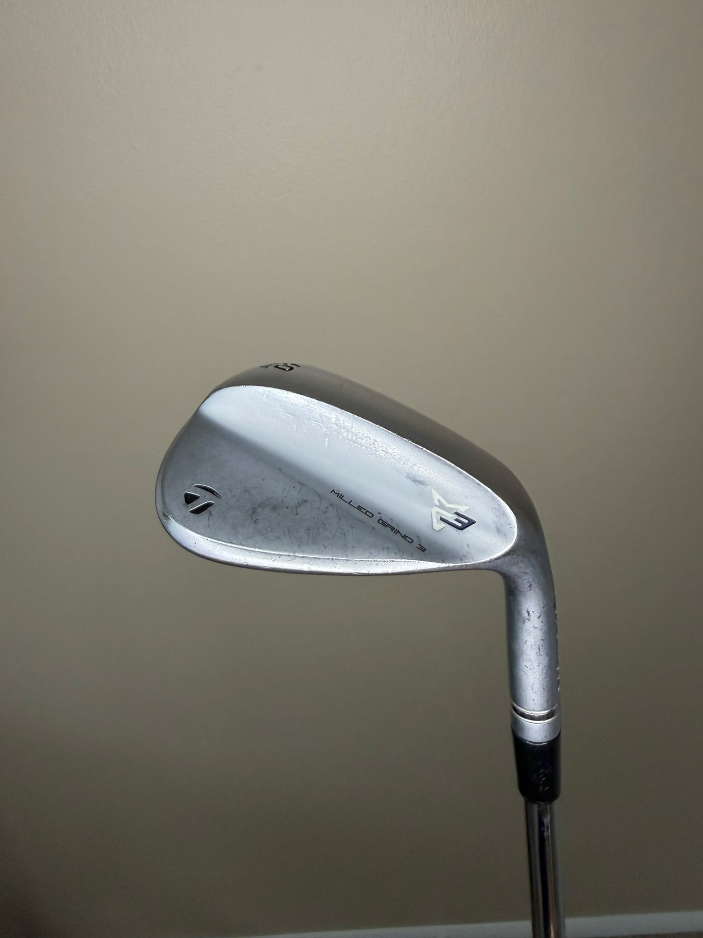 Photo of Taylormade Milled Grind 3 Raw Chrome Lob Wedge 60° Stiff Flex Ti S200