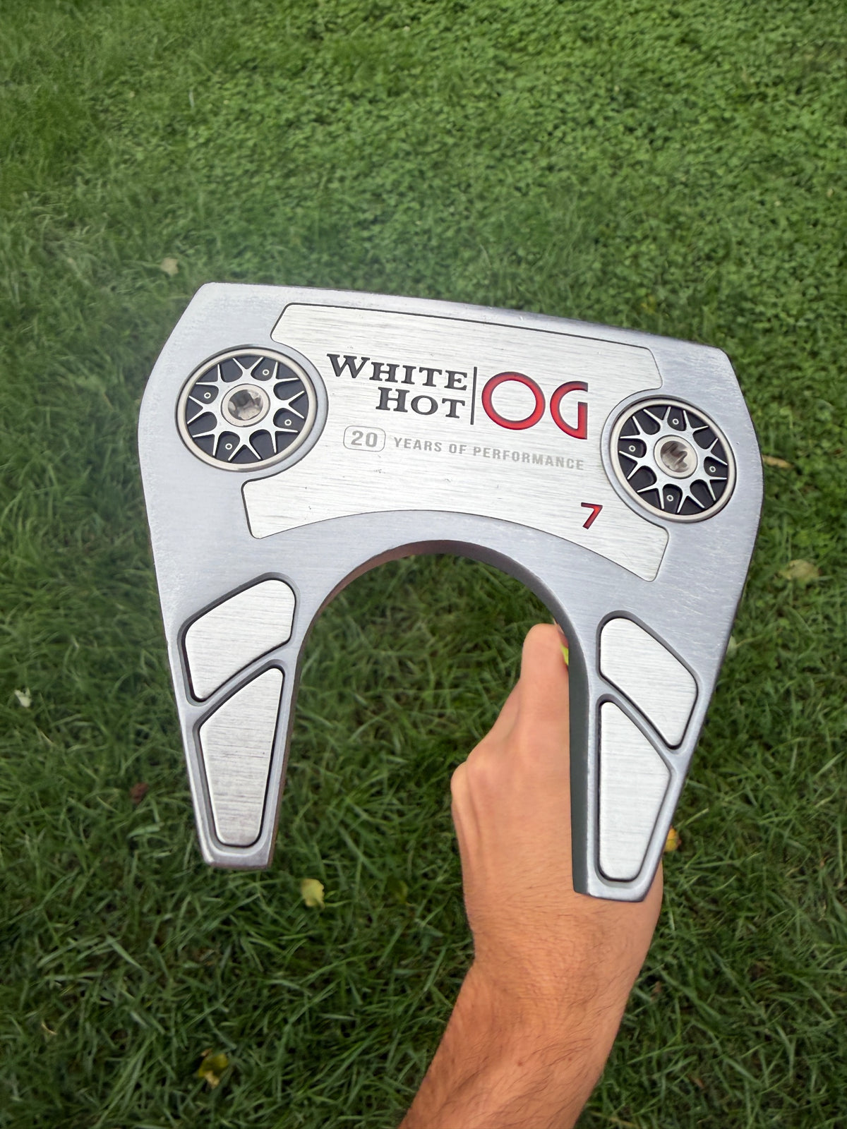 Odyssey White Hot OG 7 Stroke Lab Putter 35" +HC NICE — photo 7