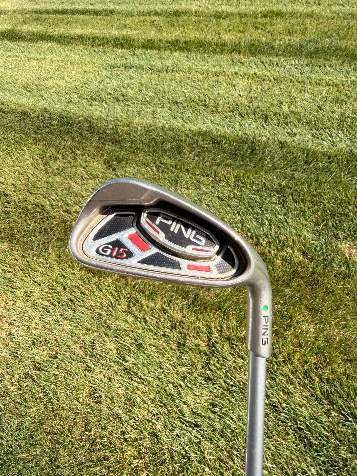 Ping G15 5-Iron Green Dot TFC 909 Regular Flex 38" NICE