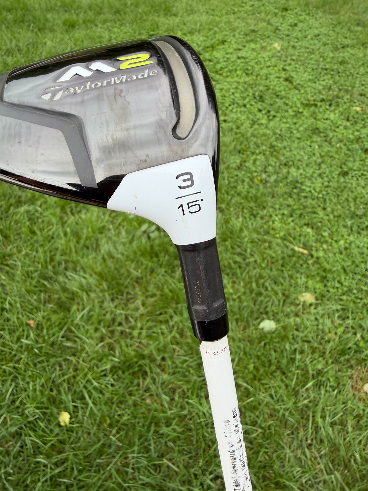 TaylorMade M2 3-Wood 15° Ozik Black Tie Stiff Flex 42" +HC NICE — photo 6