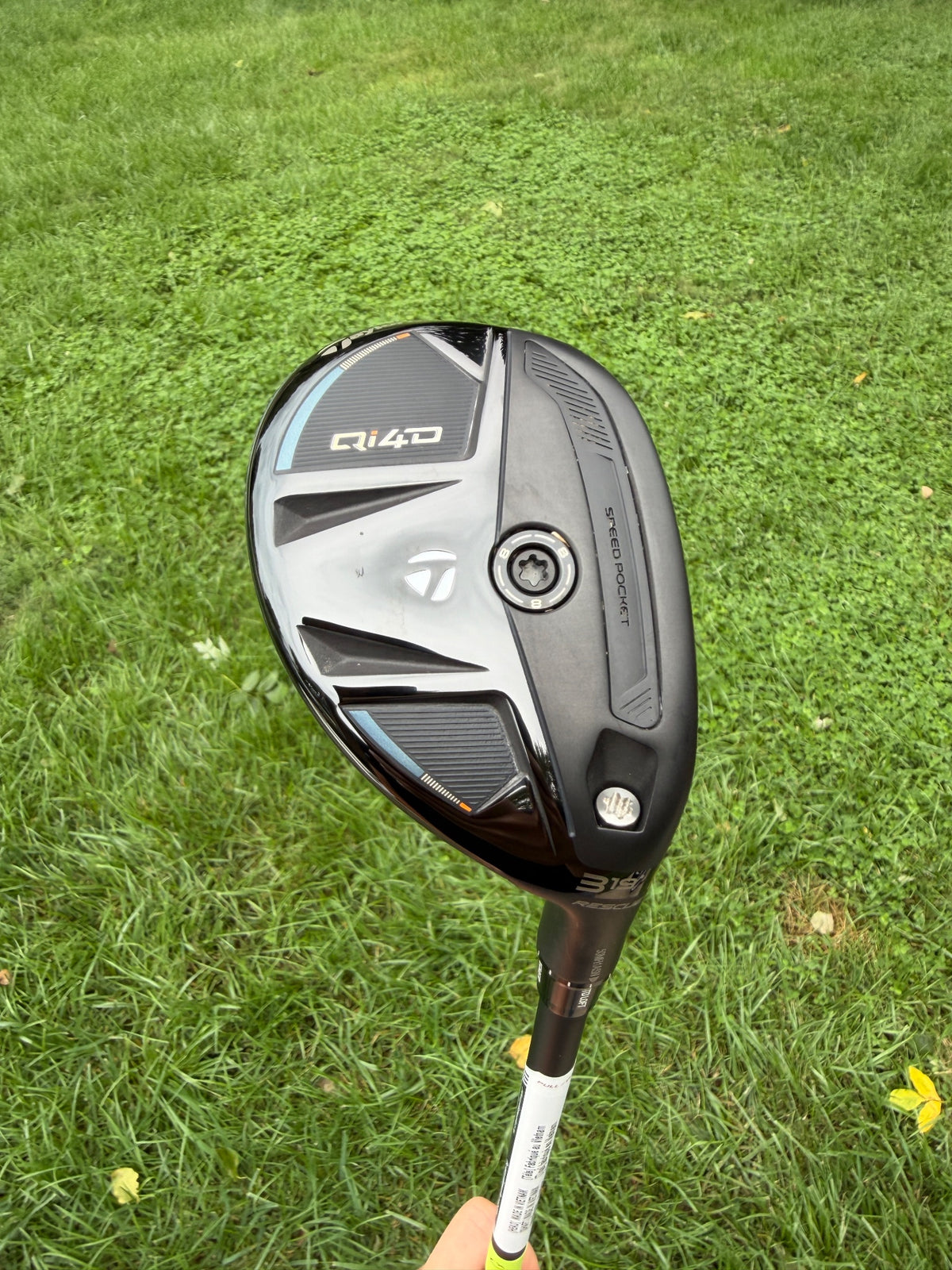 TaylorMade Qi4D Rescue 3 Hybrid 19° Kai'Li Blue DarkWave Stiff Flex 40" +HC MINT