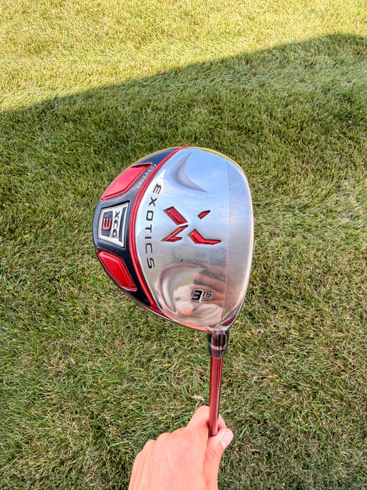 Tour Edge Exotics XCG3 3-Wood 15° Motore 75g Stiff Flex 42.75" NICE