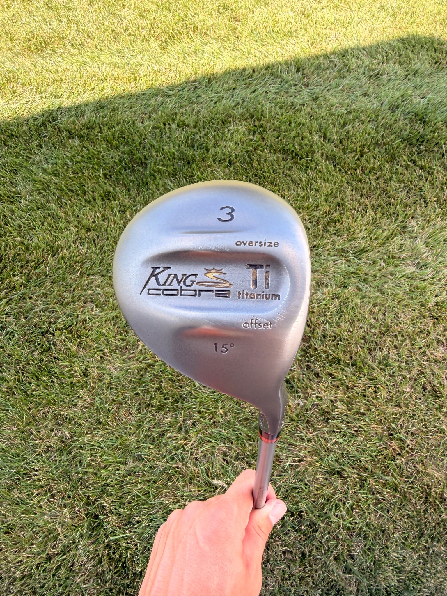 Cobra King Cobra Titanium Offset 3-Wood 15° Autoclave System Stiff Flex 43" +HC