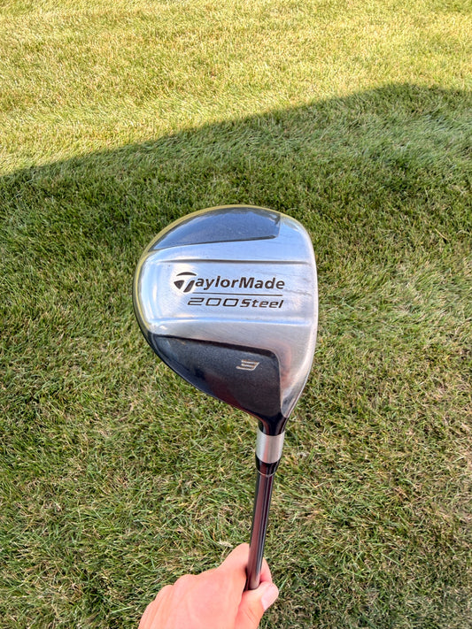 TaylorMade 200 Steel 3-Wood Lite 80g Regular Flex 42.75" +HC NICE