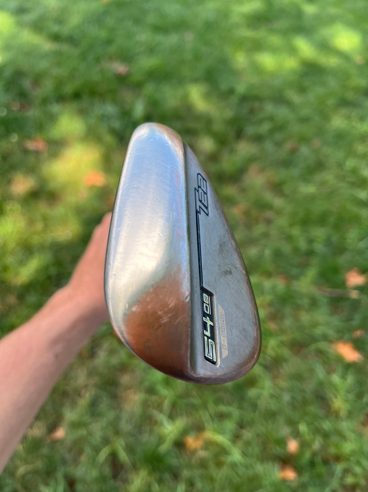 Mizuno T22 Denim Copper Sand Wedge 54° / 8 Tour Issue S400 Stiff Flex 35.5″ NICE
