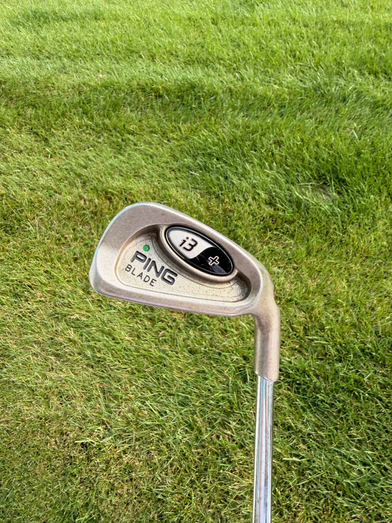 Ping i3 + Blade 4-Iron Green Dot Stock Regular Flex 39" NICE