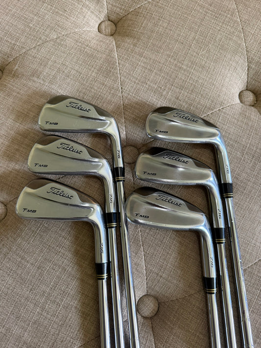 Titleist 716 T-MB Iron Set 5-PW KBS Tour V Stiff Flex Standard NICE