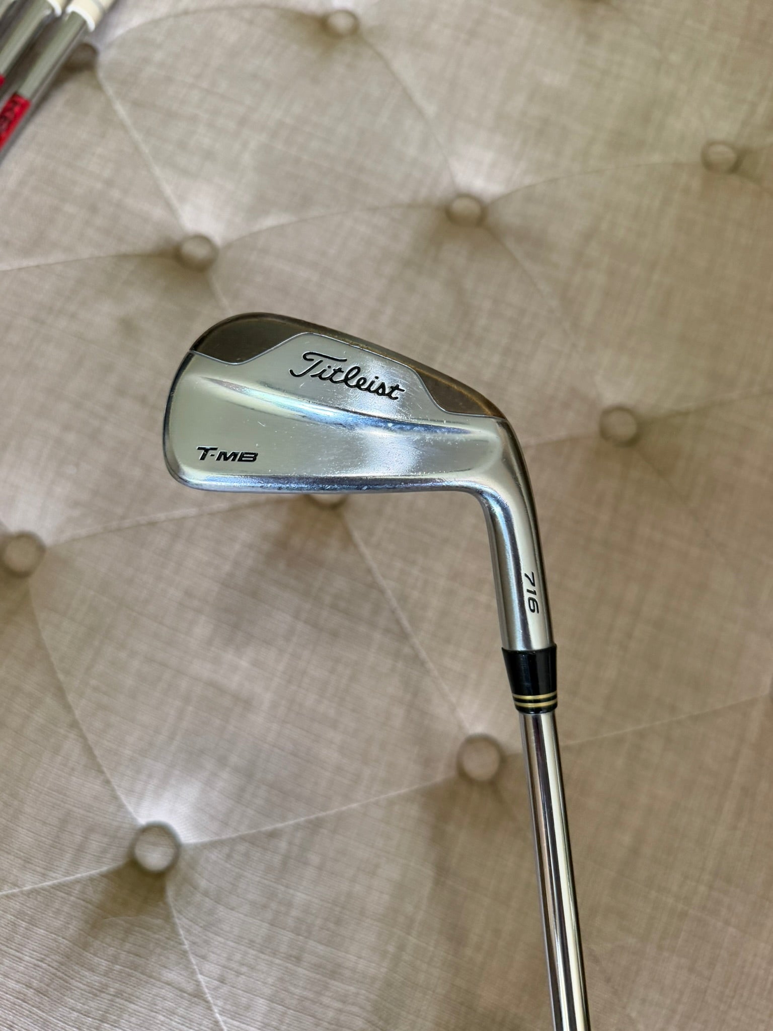 Photo of Titleist 716 T-MB Iron Set Stiff Flex Kbs Tour V