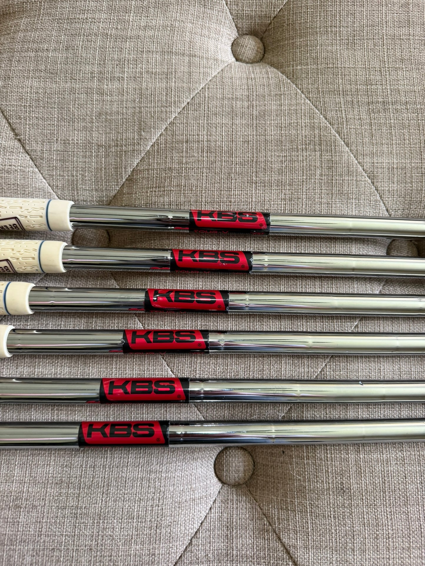 Photo of Titleist 716 T-MB Iron Set Stiff Flex Kbs Tour V