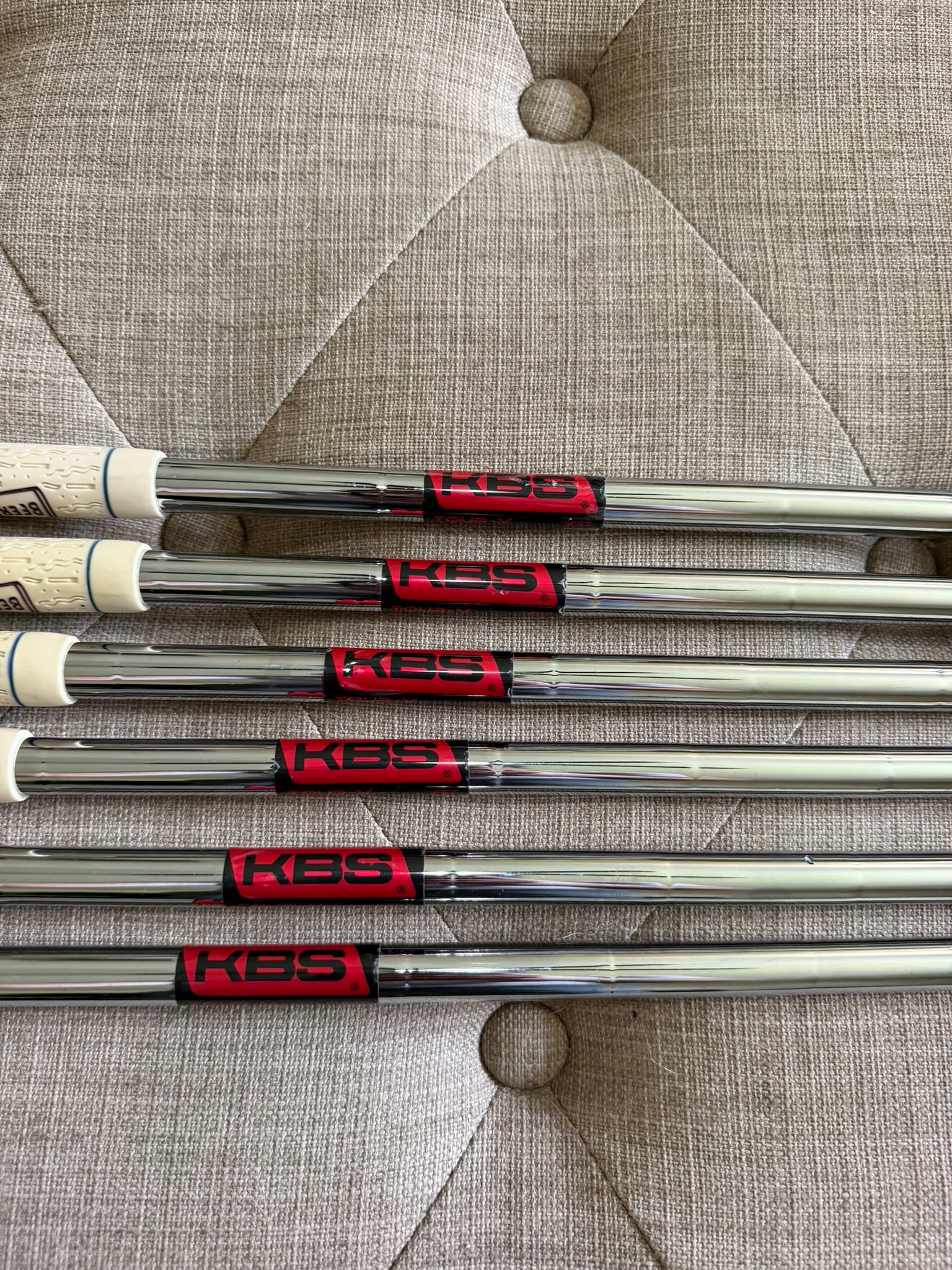 Photo of Titleist 716 T-MB Iron Set Stiff Flex Kbs Tour V