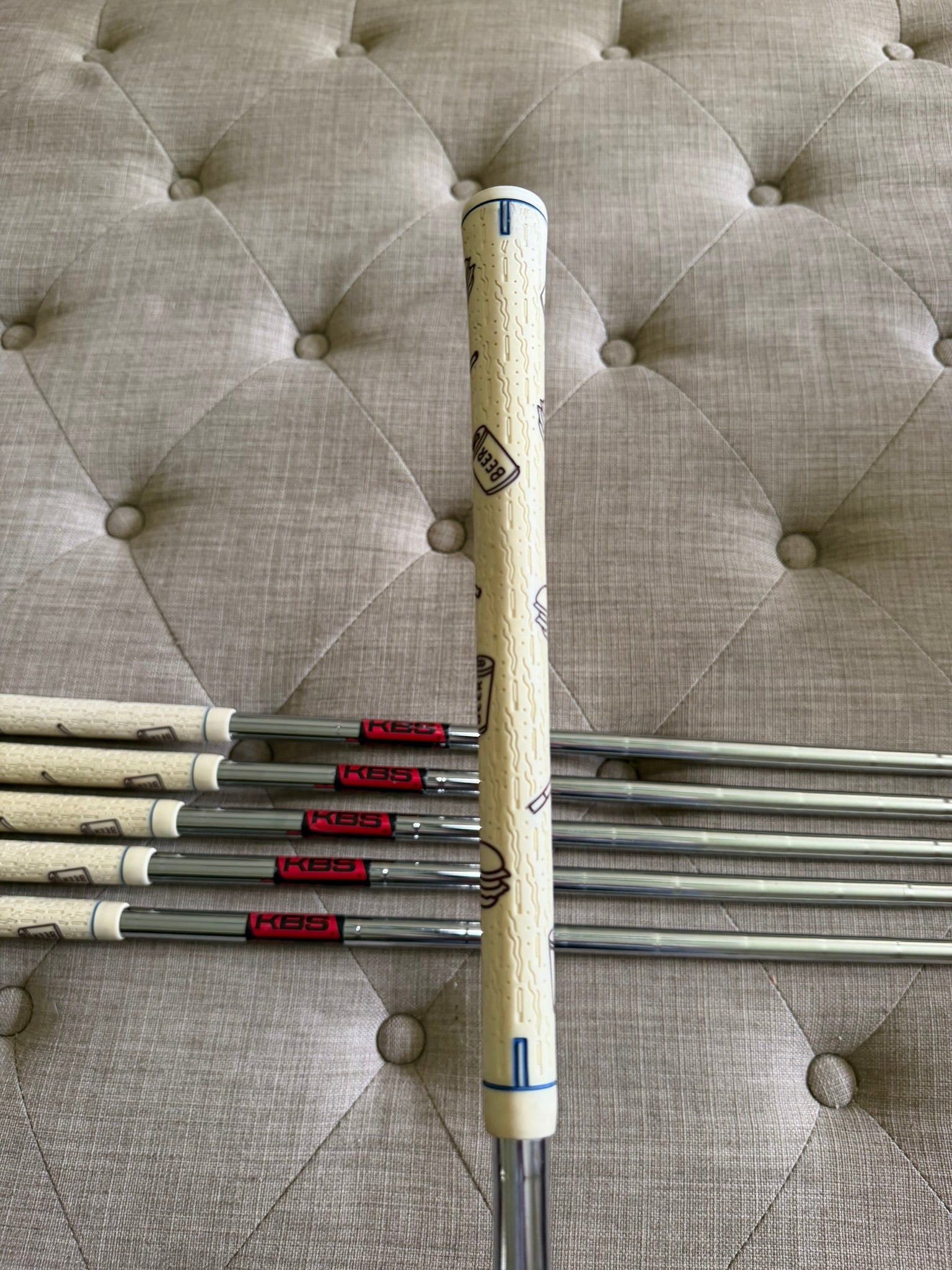 Photo of Titleist 716 T-MB Iron Set Stiff Flex Kbs Tour V