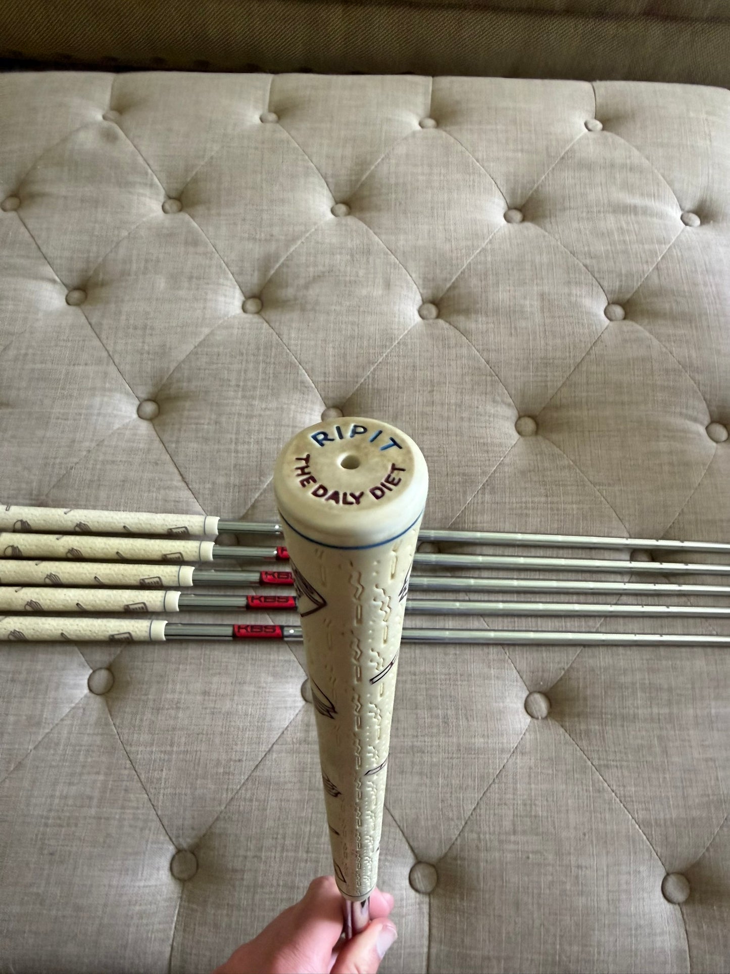 Photo of Titleist 716 T-MB Iron Set Stiff Flex Kbs Tour V