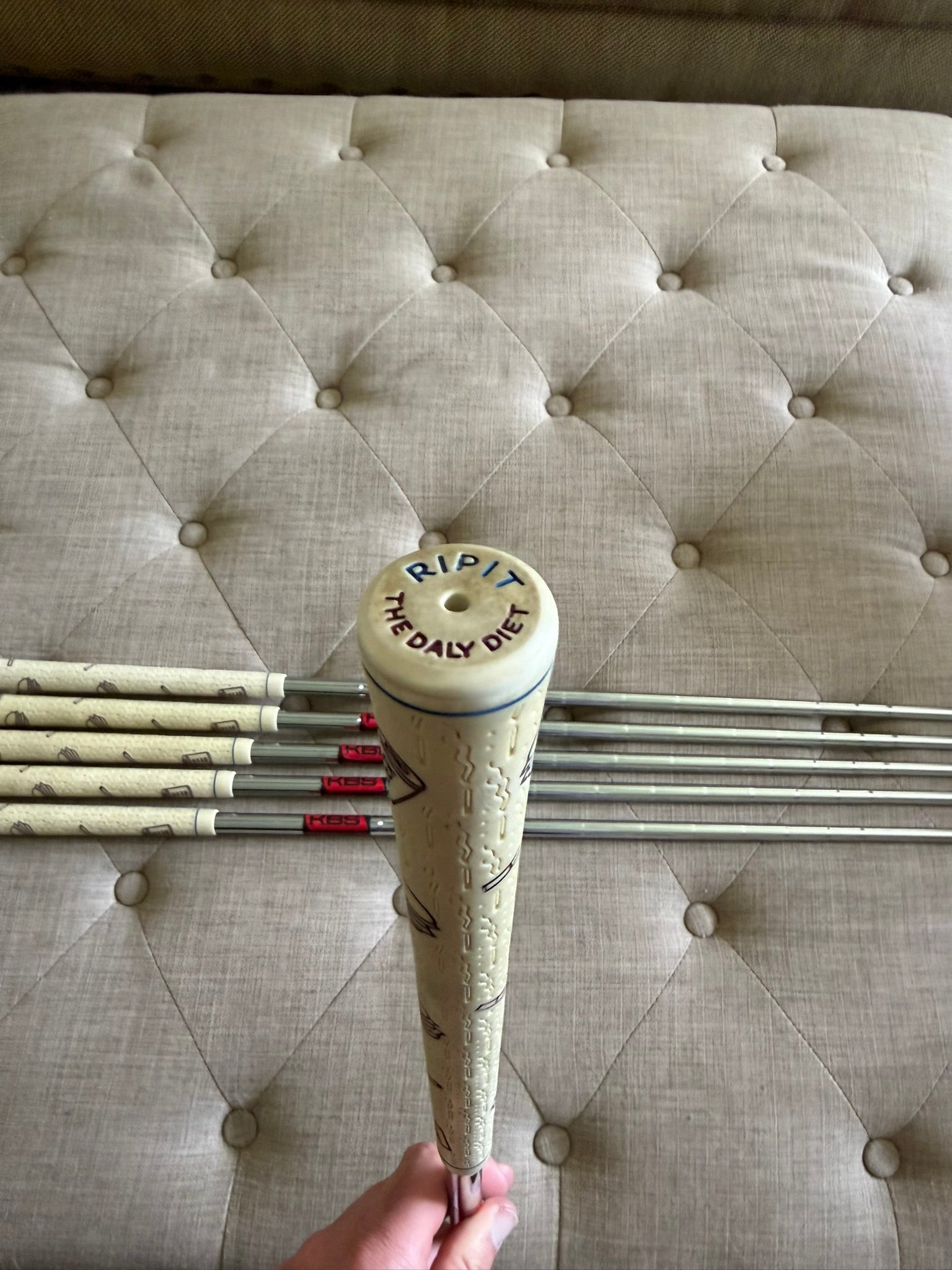 Photo of Titleist 716 T-MB Iron Set Stiff Flex Kbs Tour V